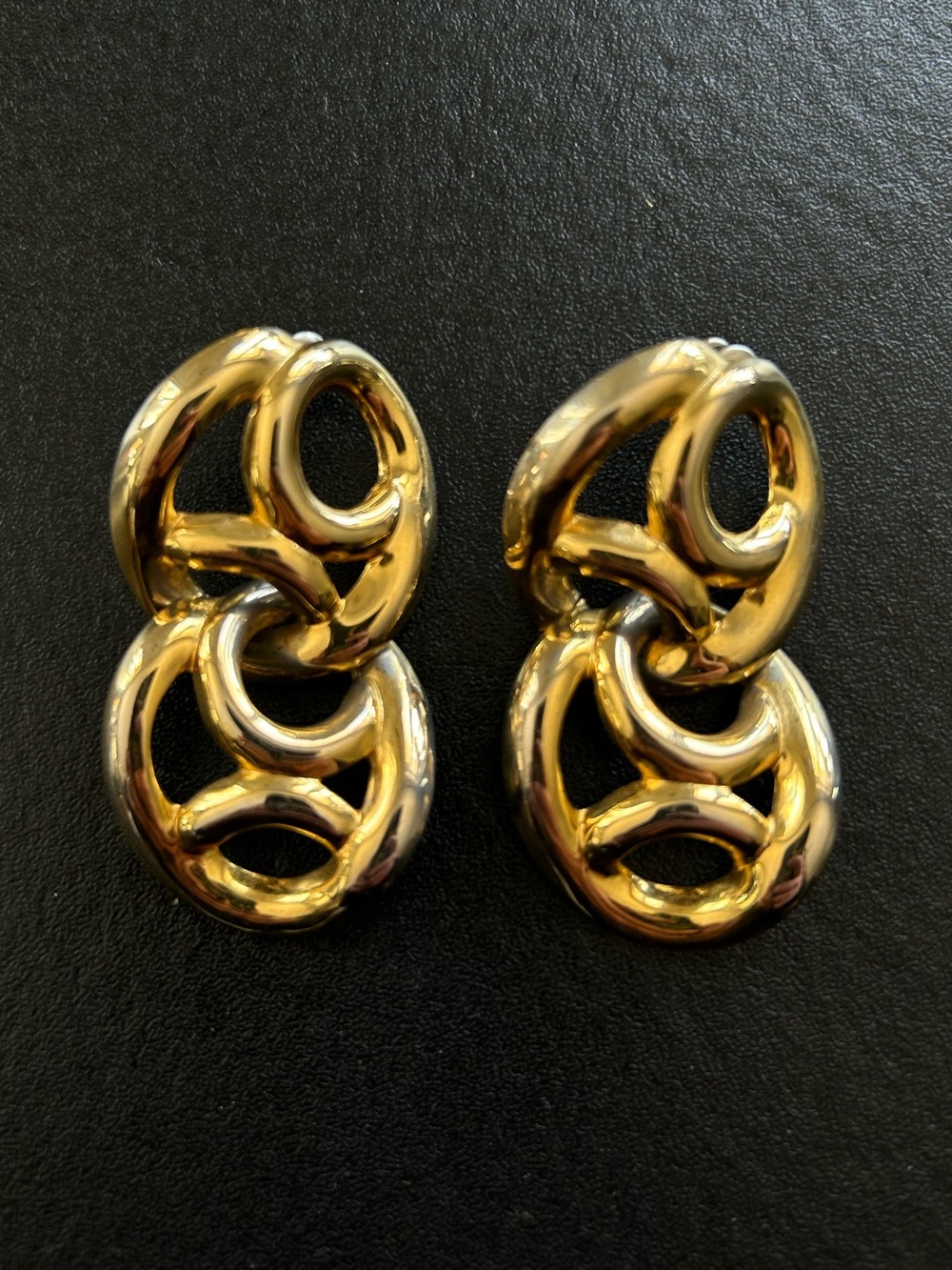 Gold Link Drop Earrings - Women Jewelry
